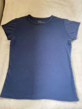 Mossimo Supply Co. Women's Navy Blue Short Sleeve Tee